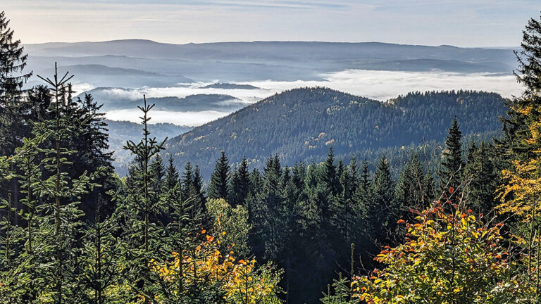 Das böhmische Erzgebirge bei Von Suchá (Dürnberg). Foto: Chris Bergau